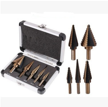5Pcs Step Drill Set