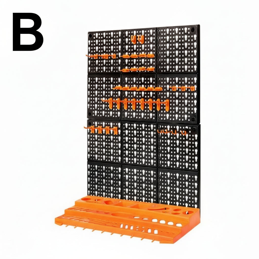 Multifunctional Workshop Hardware Tool Storage Rack