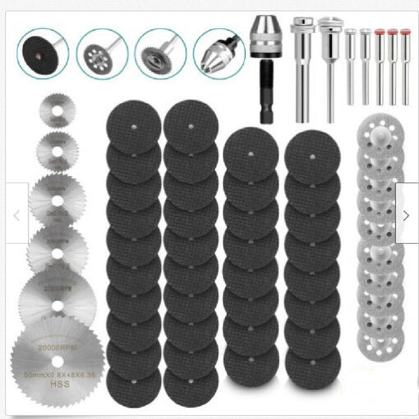 60Pcs Rotary Cutting Disc Set