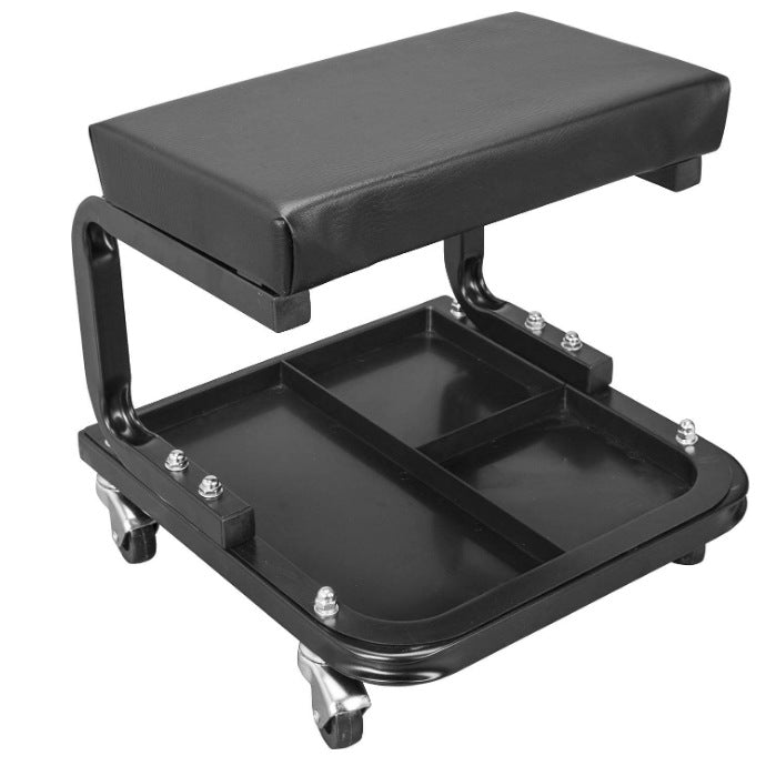 Mechanics Stool With Tool Plate